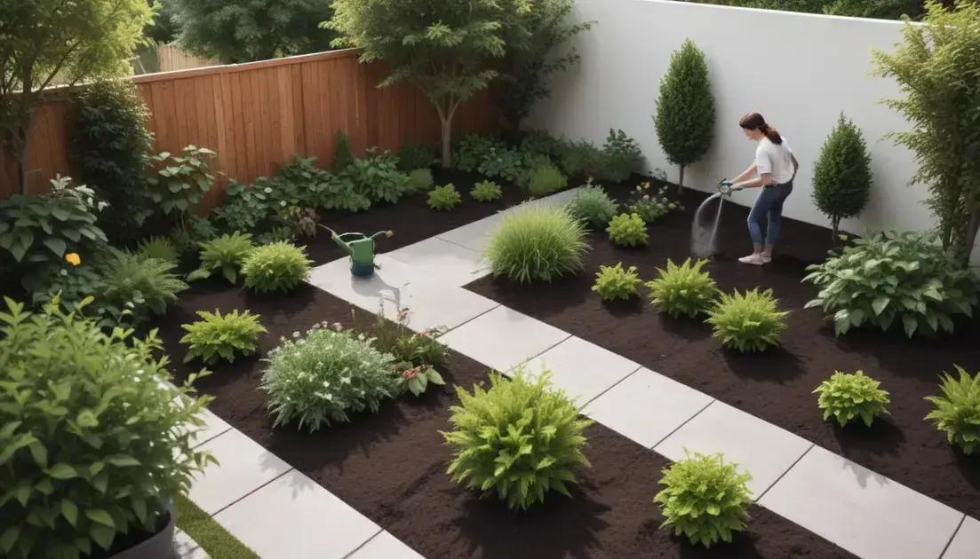 Dicas de manutenção para jardins minimalistas