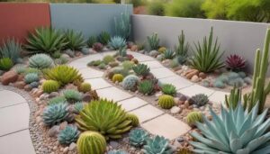 Suculentas e cactos: como integrá-los ao design contemporâneo do jardim