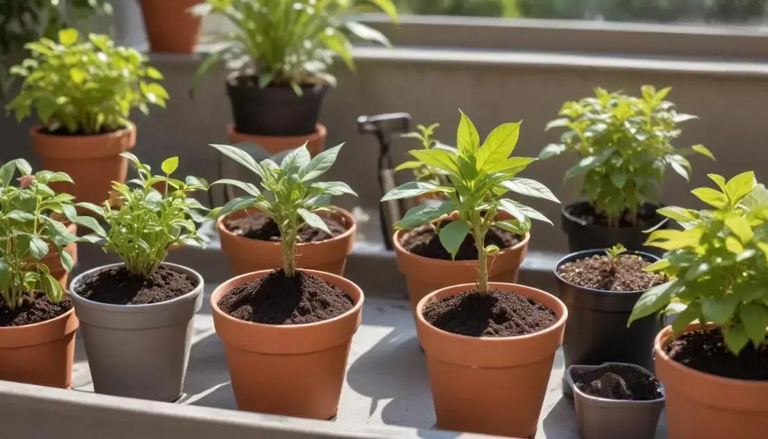 Cuidados essenciais para plantas em vasos