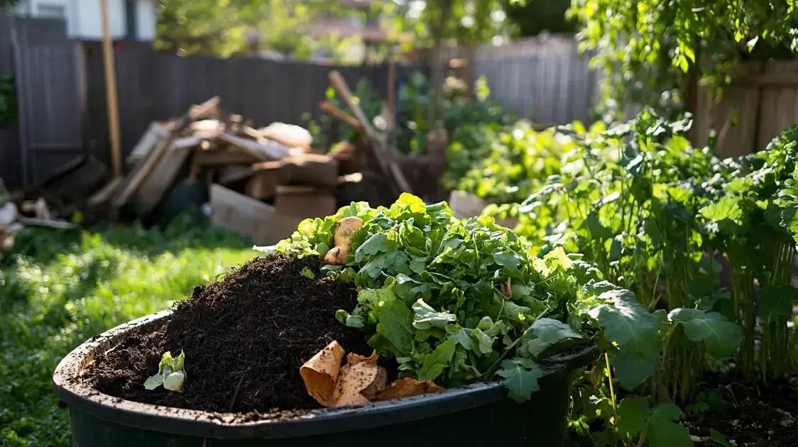 Como fazer compostagem em casa