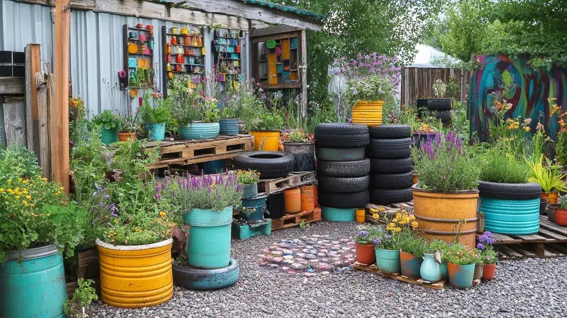 
Como Usar Materiais Reciclados para Deixar o Jardim Mais Charmoso