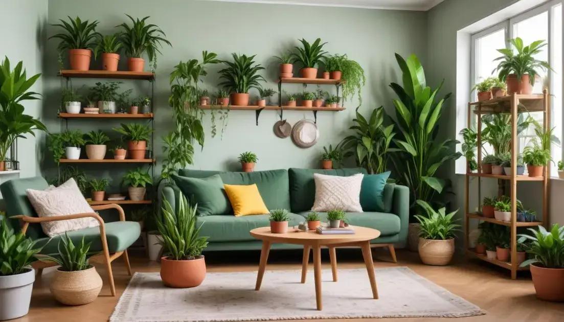 Dicas de decoração com plantas